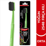 Colgate Colgate Neo Toothbrush - Manual Toothbrush with Dense 2546 Bristles, Medium Hardness, 6 Color Options