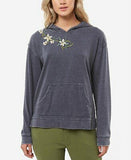 ONeill Juniors Embroidered Fleece Hoodie, Size Large