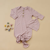 Newborn Bamboo Gown & Hat Set