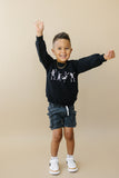 Organic Cotton Dancing Skeletons Crewneck Sweatshirt