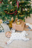 Tiny Trees Ribbed Bamboo Zippy Pajamas