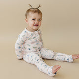 Luna Moths Bamboo Zippy Pajamas