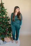 Women's Green Emerald Bamboo Christmas Pajamas