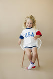 USA Colorblock Tee - Oversized or Regular Fit