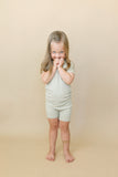 Solid Ribbed Bamboo 2pc Pajamas - more colors