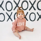 Loved Sweatshirt Romper - more colors