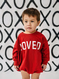 Loved Sweatshirt Romper - more colors