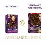 Wella Koleston Supreme 5/0 Light Brown Hair Dye Kit: Gray Coverage, Intense Color & Conditioning, Permanent At-Home Hair Color