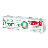 Rocs Sensitive: Powerful Teeth Sensitivity Relief & Gum Care Toothpaste - Calcium Hydroxyapatite, Xylitol - Natural Formula
