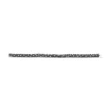 18K White Gold 20.0 Cttw Black and White Pave Set Diamond Eternity Snake Skin Style Tennis Bracelet (Black and G-H Color, SI1-SI2 Clarity) - Size 7"