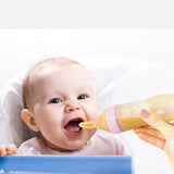 Babyjem Baby Squeeze Spoon - BPA-Free, One-Handed Feeding, Silicone Baby Feeding Utensils, Baby Feeding Accessories, Baby Feeding Spoon