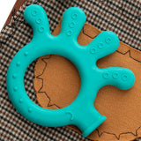Babyjem Baby Teether Toy, Soft and BPA Free Teething Relief for Infants - Green Octopus