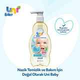 Uni Baby Shampoo 500ml - Natural, Hypoallergenic, Moisturizing Baby Care