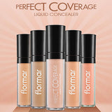 Flormar Perfect Coverage Liquid Concealer - Natural Finish, Lightweight, Skincare Benefits