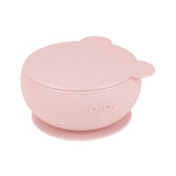 OiOi 100% Premium Silicone Baby Bowl - Vacuum Sealed, Non-Toxic, Microwave Safe, Pinky Pink