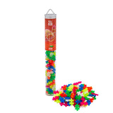 Plus Plus Construction Toy - 100 Piece Fosforlu Mix in Reusable Tube, Made in Denmark