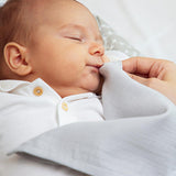Babyjem Baby Muslin Cloth 4-Pack Grey - Soft Multi-Purpose Cloth for Newborn Care