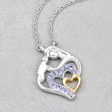 0.28 Carat Genuine Tanzanite .925 Sterling Silver Pendant