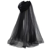 Halloween Ghost Hooded Cloak Death Witch Mesh Cloak Ball Performance Costume