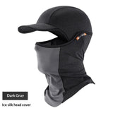 Sun-protective Breathable Ice-silk Headwear Windproof Face Mask For Sports