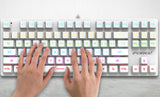 Punk Color Matching Wired Mechanical Keyboard