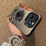 Black Gold Rose 17 Pro Max Phone Case