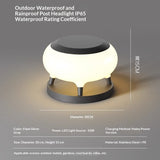 Modern Minimalist Outdoor Solar-powered Stainless Steel Waterproof Courtyard Lights