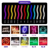Acrylic Neon LED Decor For Kids Rooms