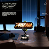 Vacuum-Suction Car Navigation Bracket With Anti-Shake Magnetic Attachment
