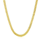 3.2mm 14k Yellow Gold Square Franco Chain