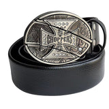 Smooth Buckle For Self-defense Trendy Punk-style Belt Buckle With A Distinctive Look