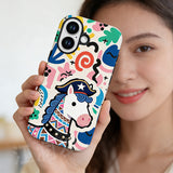 Creative Cartoon-print Silicone Phone Case
