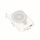 Ultra-Thin 10000mAh Magnetic Power Bank with 20W Fast Charging