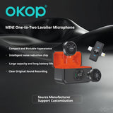 KP-M116 Wireless Lavalier Microphone In Stock New Model For Vlogs Livestreaming And Short-Form Video Recording Features Outdoor Use And Digital Display