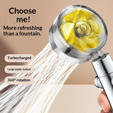 Small Waist Boost Shower Head Super-Strong Pressurized Turbo-Boost Shower Set