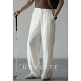 Breathable Textured Casual Pants For Men