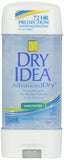 Dial Dry Idea Anti-Perspirant and Deodorant Unscented Hypo-Allergenic 3 oz Clear