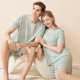 Men's Thin Section Traceless Ice Silk Home Wear
