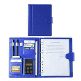 A4 Conference Folder Soft Leather Portfolio Organiser with Calculator