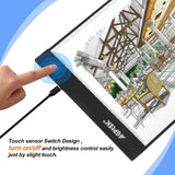 A4 Size LED Artcraft Tracing Light Pad Box Tattoo Animation Designing