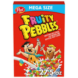 POST FRUITY PEBBLES CRISPY RICE CEREAL 2 PACK