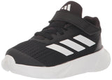 adidas Duramo SL Elastic Lace Sneaker Core Black/White/Carbon 11.5 US Unisex Little Kid