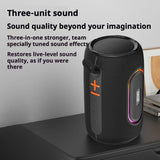 KP-592 Best-Selling Wireless Bluetooth Speaker Portable Outdoor RGB Subwoofer Home Desktop Speaker With Card Slot Mini Home Audio In Stock