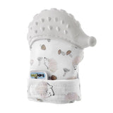 Babyjem Hedgehog Teething Mitten in Grey