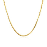 14k Yellow Gold Classic Box Chain 1.4mm