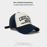 Retro Color Matching Baseball Cap Baby Boy And Girl Summer Sun Protection Hat