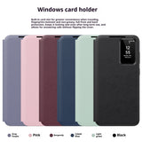 Smart Leather Case For S25 Ultra And S24 Ultra Smartphones