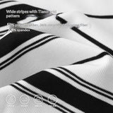 Loose-fitting Polo Shirt With A Lapel Collar Short-sleeved Striped T-shirt