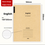 Student homework notebook-horizontal line-EVA+ cowhide-1 copy