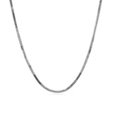 14k White Gold Milano Chain 1.1mm